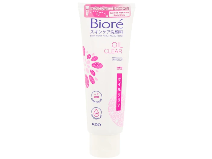 Sữa rửa mặt Biore sạch nhờn chân lông nhỏ mịn   100g