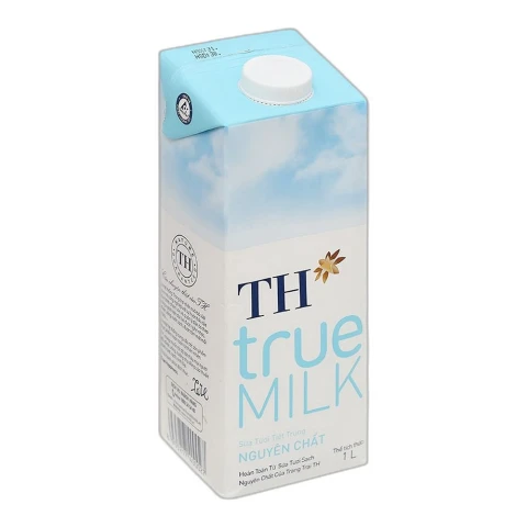 Sữa tươi tiệt trùng TH True Milk nguyên chất 1L