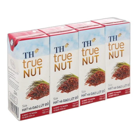 Sữa TH True Nut hạt và gạo lứt đỏ180mlx4/12