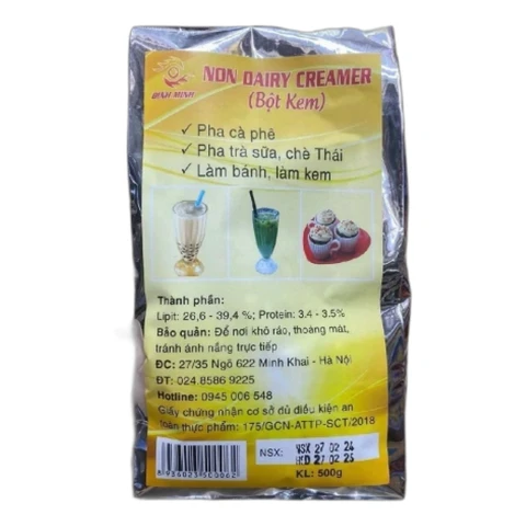 Bột kem non Dairy Creamer Bình Minh  500gr