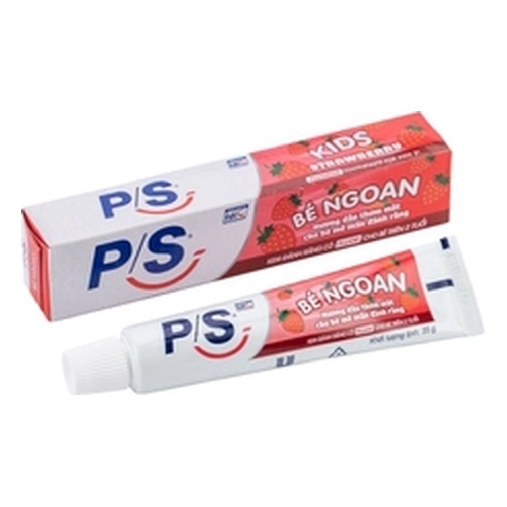 Kem đánh răng Bé Ngoan Hương Dâu 90g/60 ống