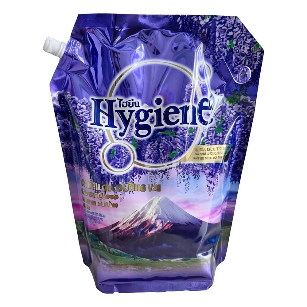 Xả vải Hygiene Wisteria Lavender hoa tử đằng  túi 2L/6