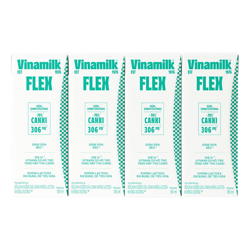 Sữa dinh dưỡng VNM - Flex 180ml*4/12.