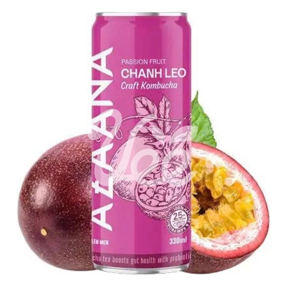 Trà Kombucha Azaana vị chanh leo 330ml/24