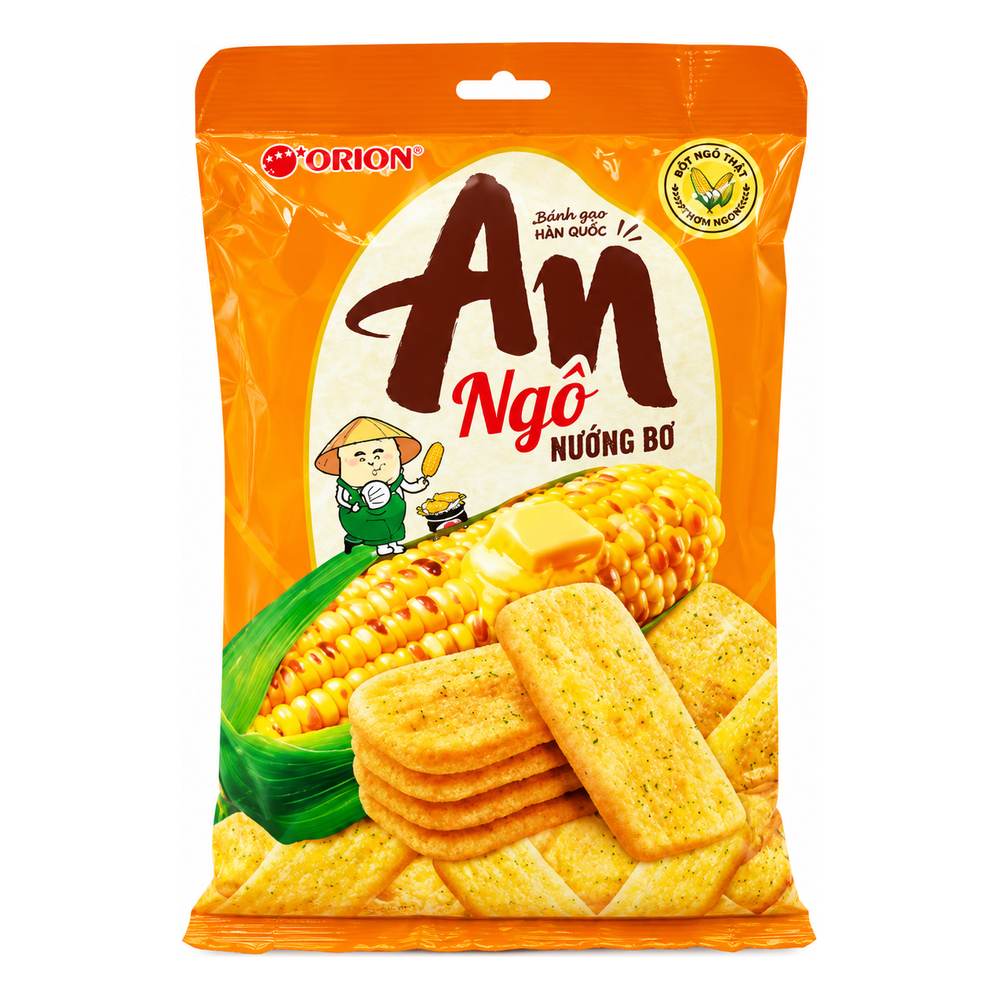 Bánh gạo nướng Orion An vị ngô 75gr(10 gói*7,5gr)/20