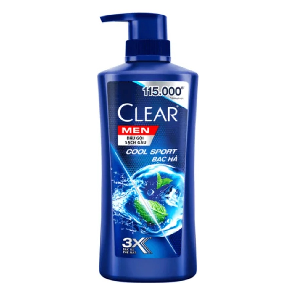 Clear DG men mát lạnh bạc hà chai vòi 350g /24