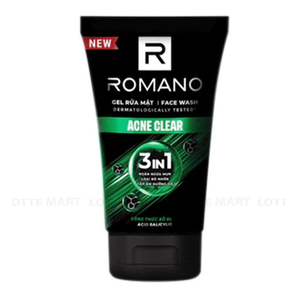 Romano sữa rửa mặt ngừa mụn 100g/24