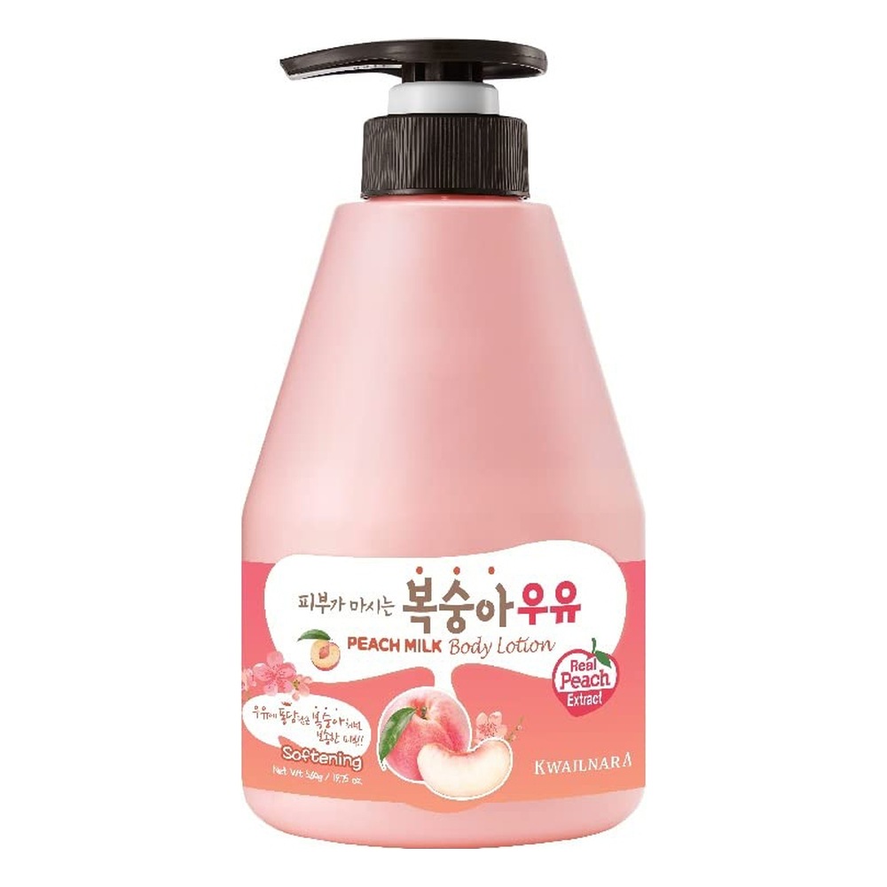 Sữa tắm đào Kwailnara  Peach Milk Body  560g