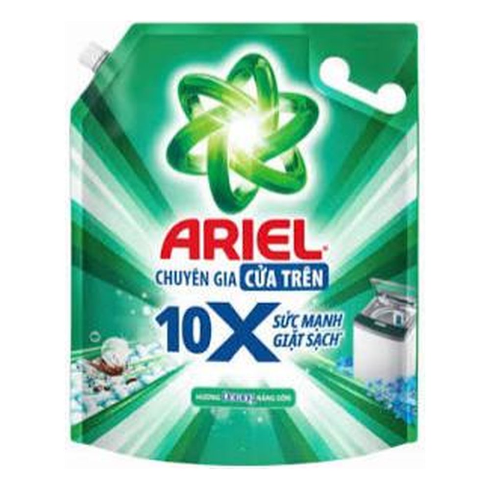 Ariel NG cửa trên giặt sạch 10X chai 2.9kg/4