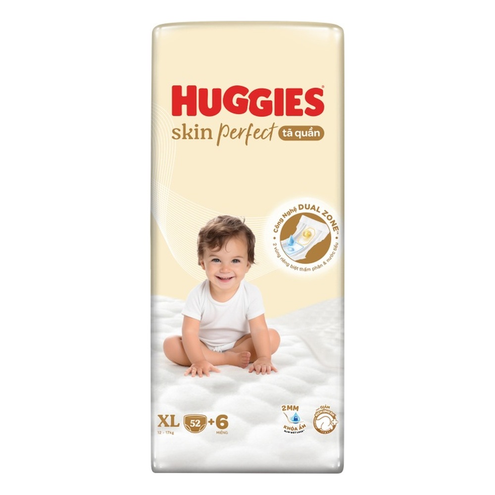 Tã quần Huggies Skin Perfect cỡ XL52