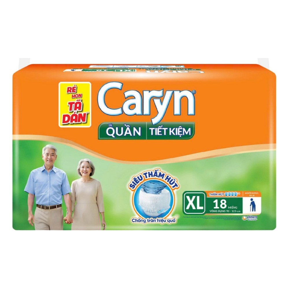 Tã quần Caryn TNL tiết kiệm XL18 - 2505F