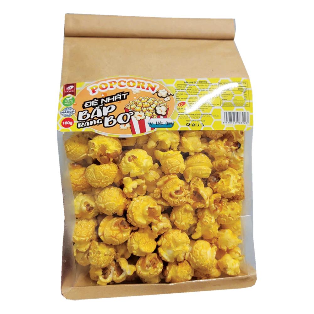 Bắp rang bơ popcorn mật ong IAMG 180gr