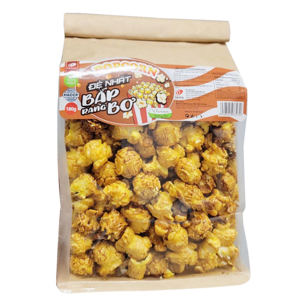 Bắp rang bơ popcorn caramen đường đen IAMG 180gr