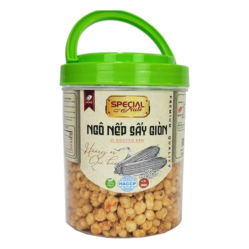 Ngô nếp sấy giòn Special cay ngọt truyền thống IAMG 400gr