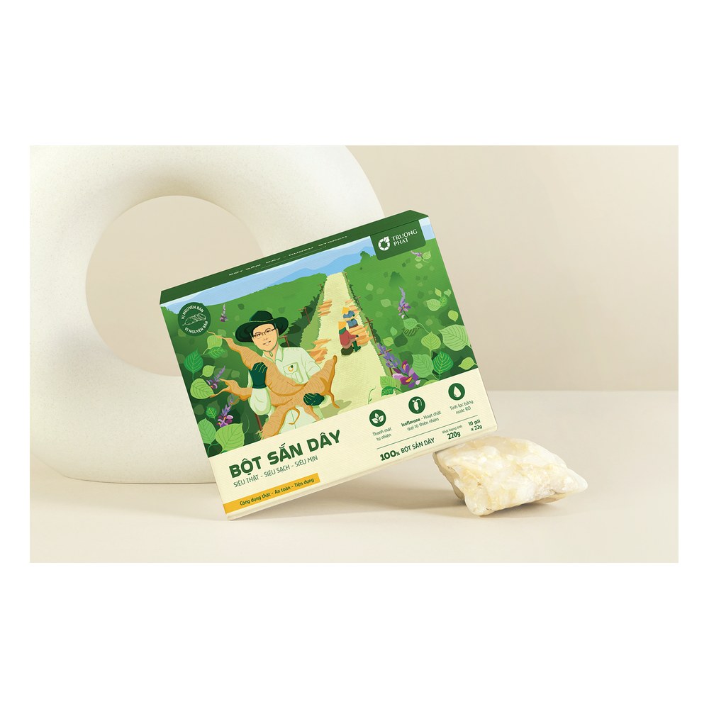 Tinh bột sắn dây Trường Phát vị nguyên bản 220g