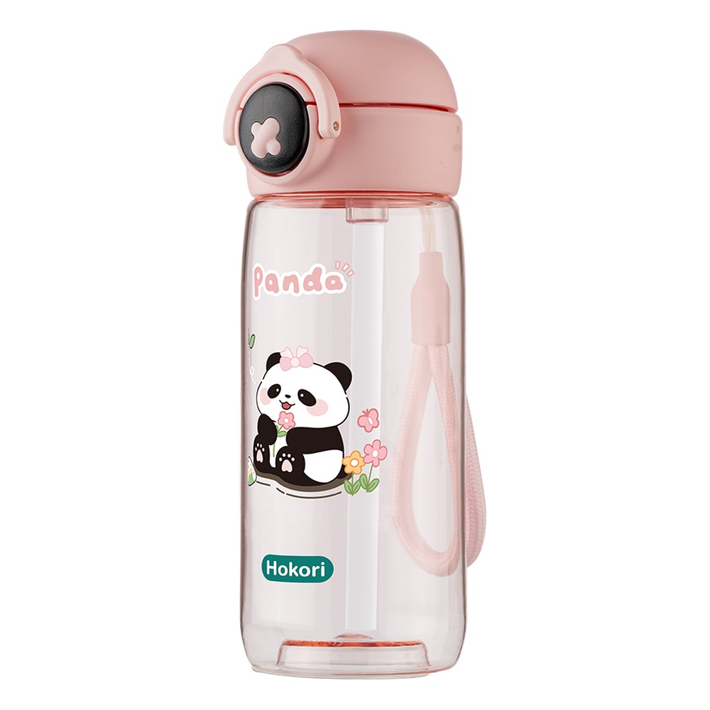 Bình nước trẻ em Panda 480ml Hokori 0080/60