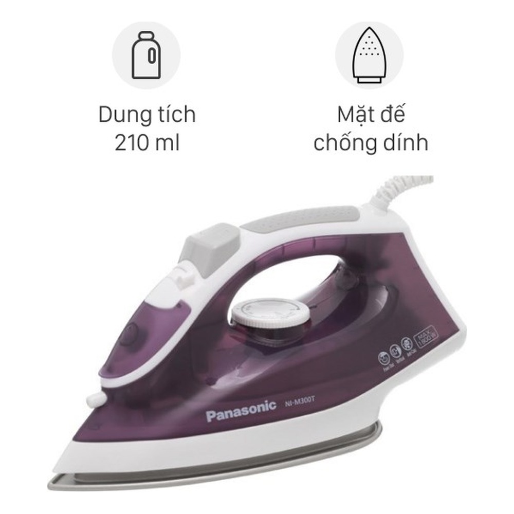 Bàn ủi hơi nước panasonic NI-M300TVRA 1800W