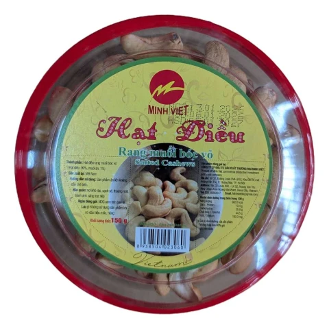 Hạt điều rang muối không vỏ Minh Việt  150gr