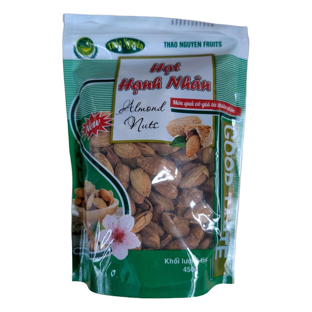 Hạt hạnh nhân nguyên vỏ T.Nguyên túi 450g/24