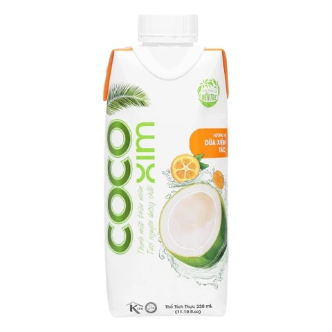 Nước dừa Coco  vị dừa xiêm tắc 330ml