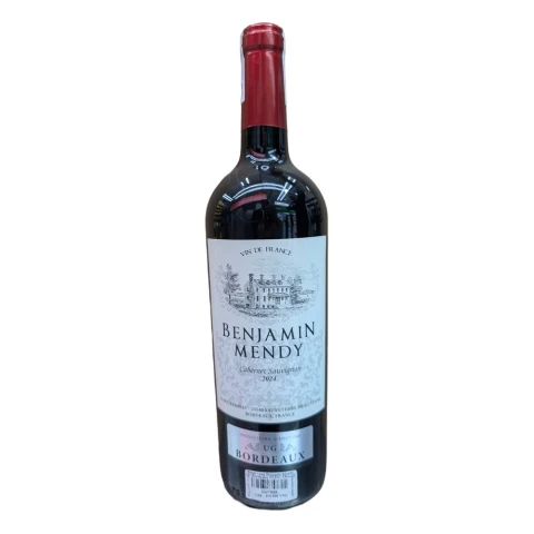 Rượu vang Bejamin Mendy UG Bordeaux 13.5%-750ml/6