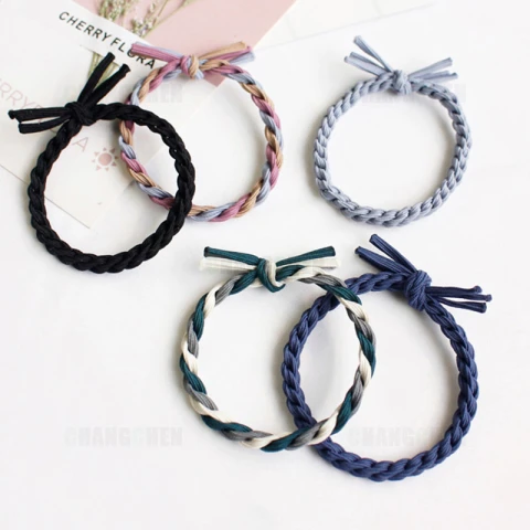Dây buộc tóc  trơn soắn  