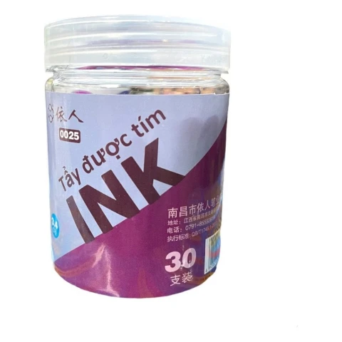 Ống mực tẩy INK 30 ống/lọ_ tím