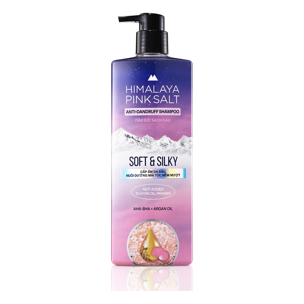 Dầu gội  Himalaya muối hồng cho da đầu ngứa 650ml
