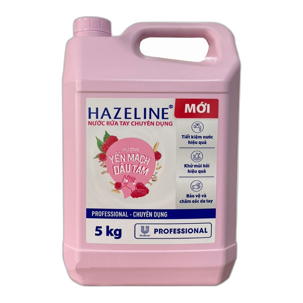 Nước rửa tay Hazeline  yến mạch dâu tằm can  5kg