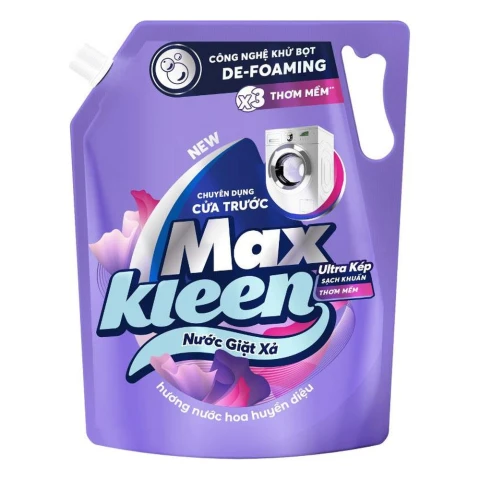 Nước giặt Maxkleen cửa trước huyền diệu túi  2.2kg