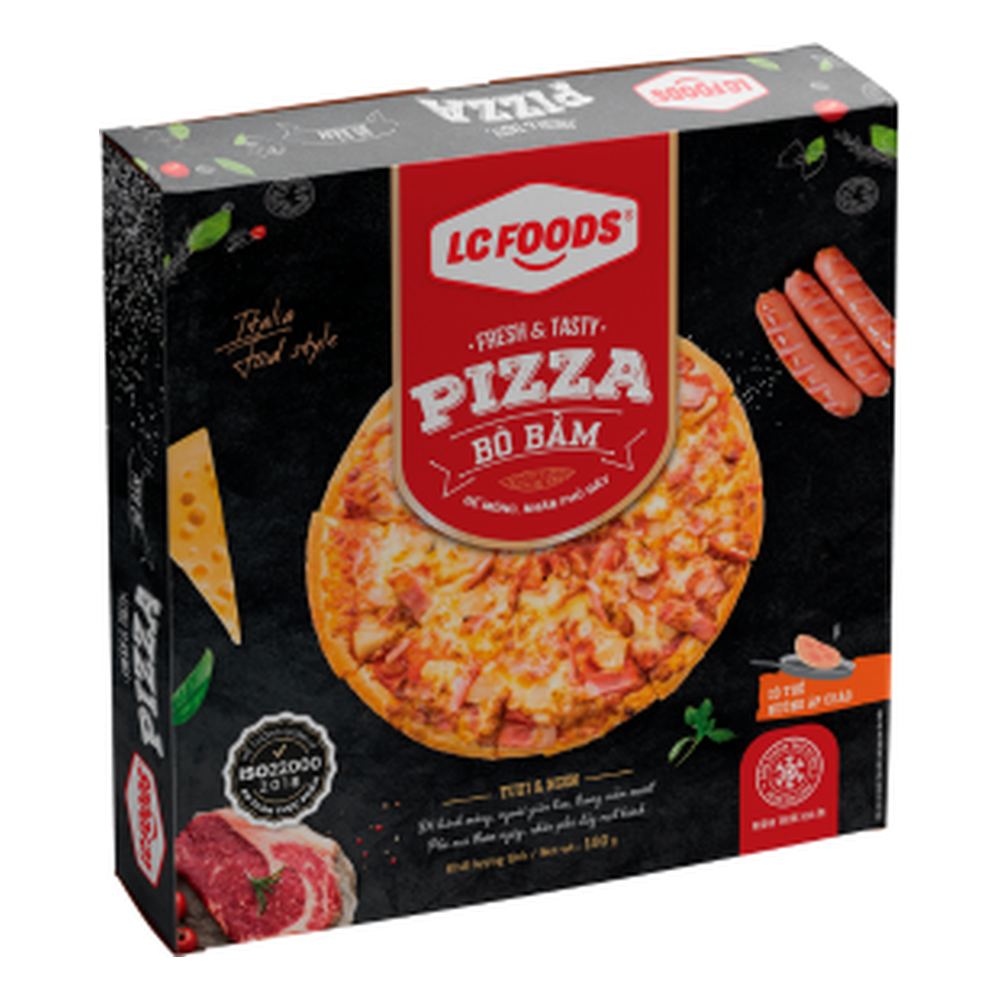 PIZZA bò bằm LC FOODS 140gr/10
