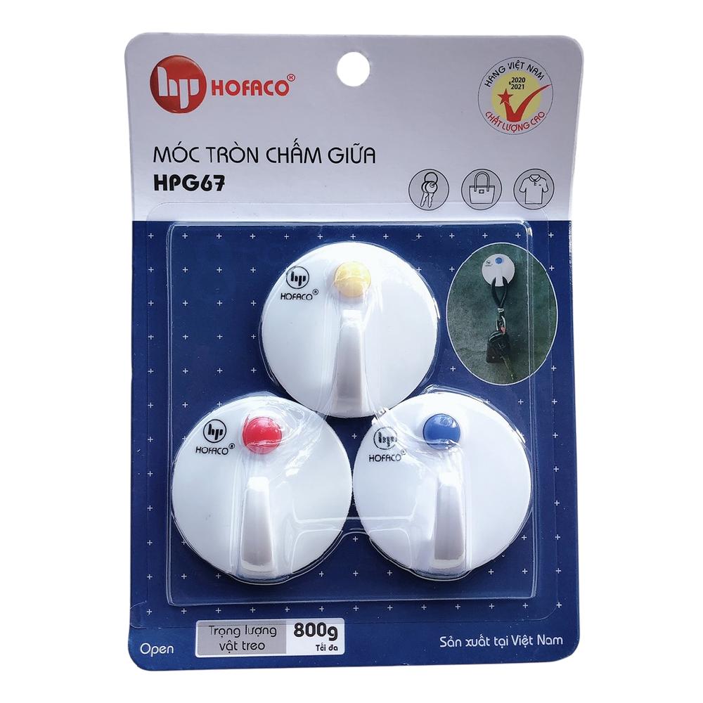 Vỉ dính tròn chấm Hofaco     G67
