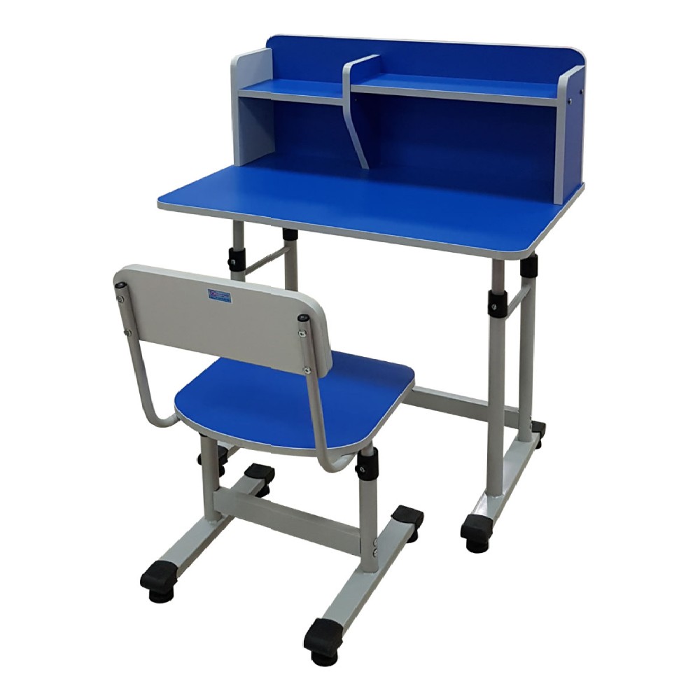 Bàn học liền giá sách Xuân Hòa màu xanh    13-07