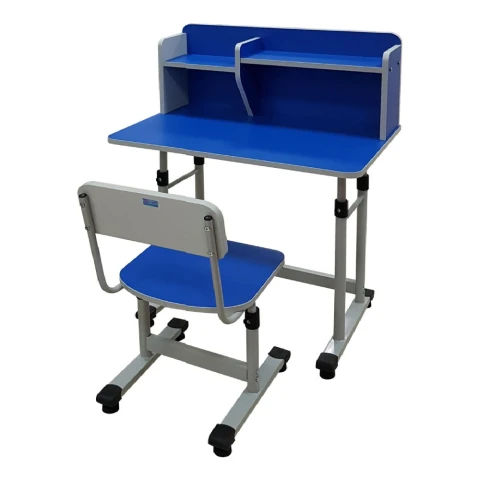Bàn học liền giá sách Xuân Hòa màu xanh    13-07