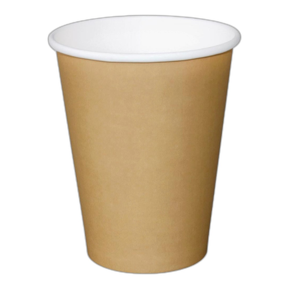 Cốc giấy 2 lớp kraft có nắp    12OZ