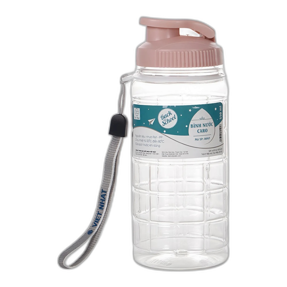 Bình nước ca rô việt nhật  550ML 0097