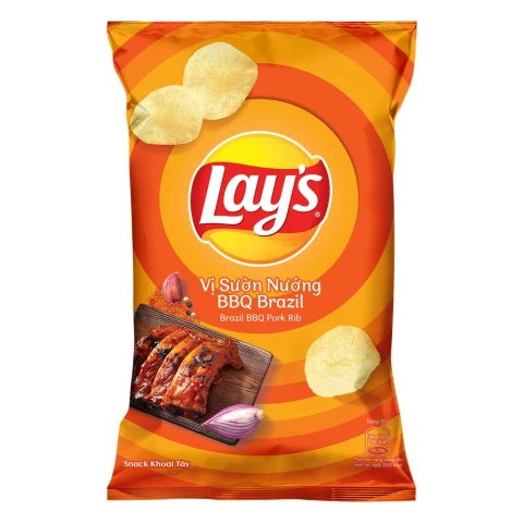 Snack Poca sườn nướng BBQ 54gr