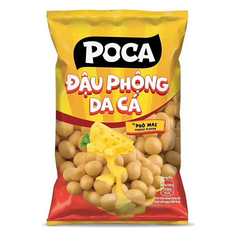 Đậu phộng da cá Poca vị phô mai 28gr