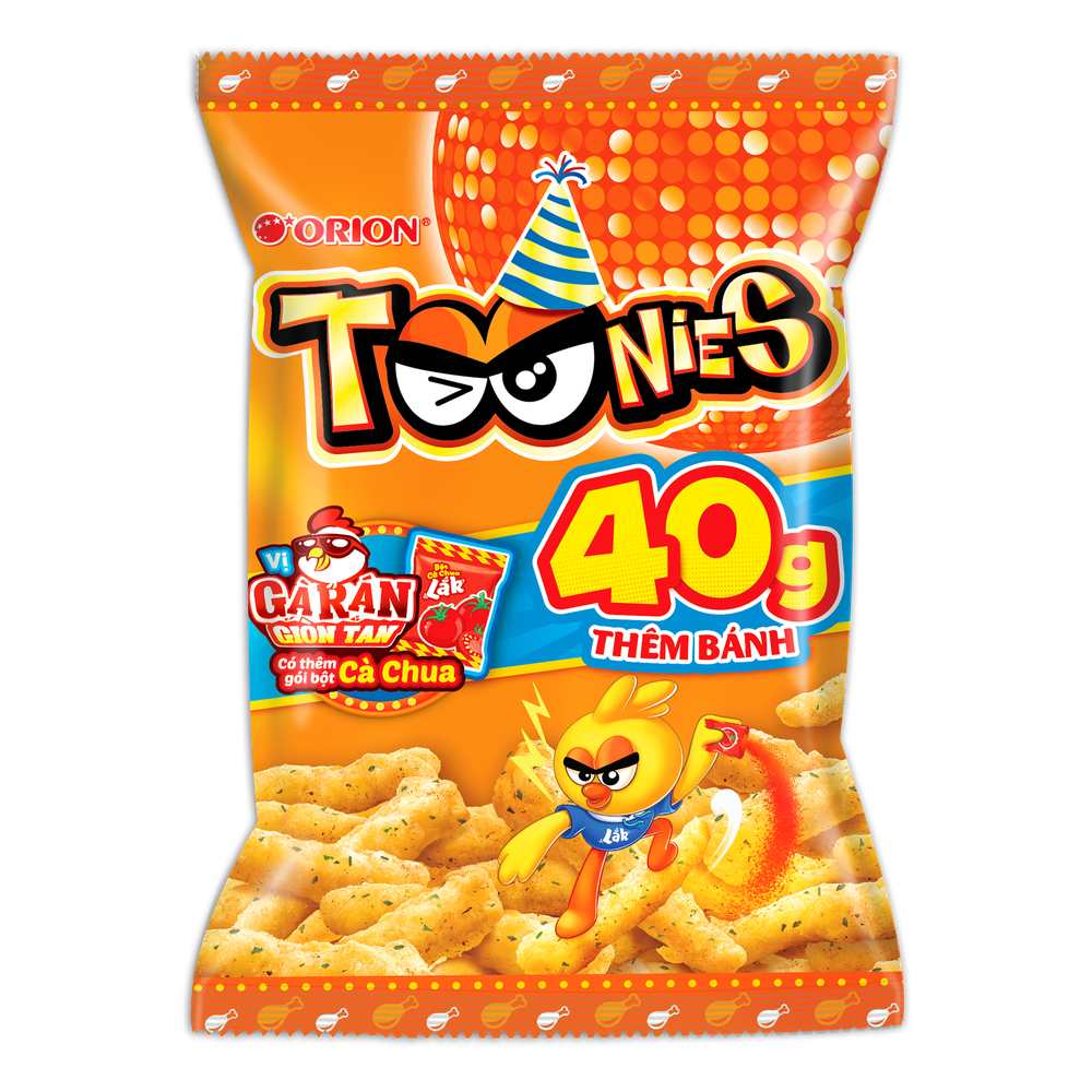 Snack  Toonies vị gà 32gr