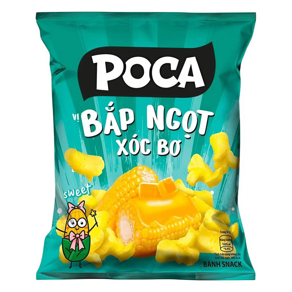 Snack Poca bắp ngọt xóc bơ 30gr