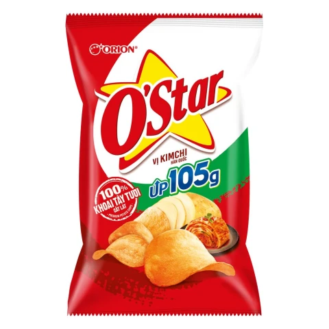 Snack  O Star vị Kim Chi 105gr