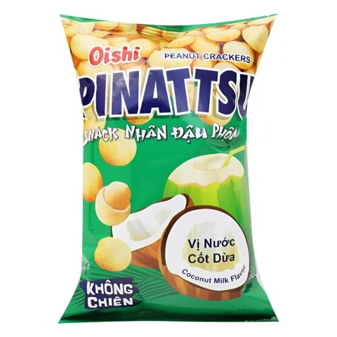 Snack đậu phộng  Oishi  vị cốt dừa 38gr