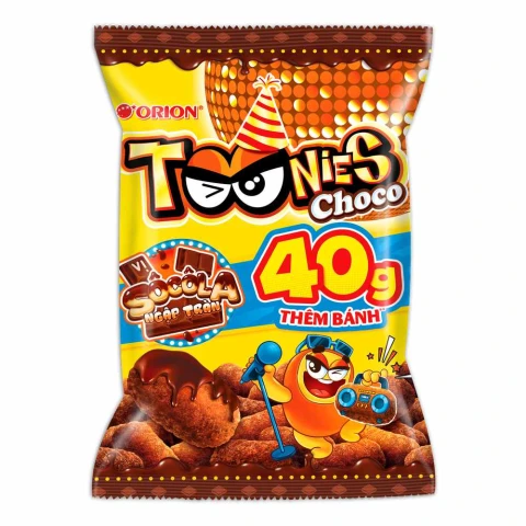 Snack  Toonies vị choco 32gr