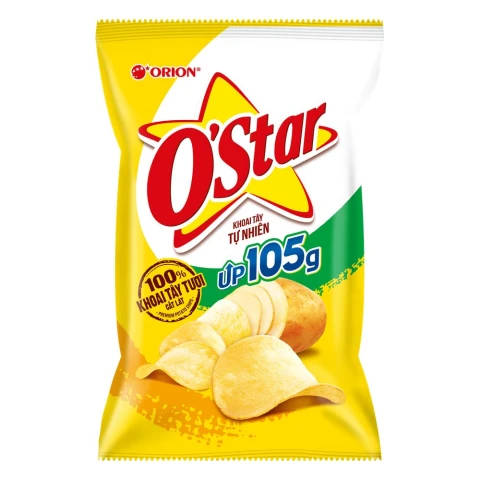Snack  O Star vị tự nhiên 108gr