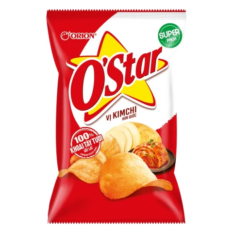 Bánh Snack   O Star vị kim chi 152gr