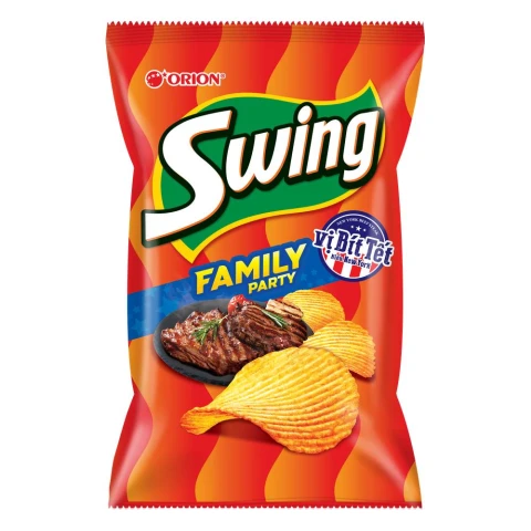 Snack  Swing vị bò 152gr