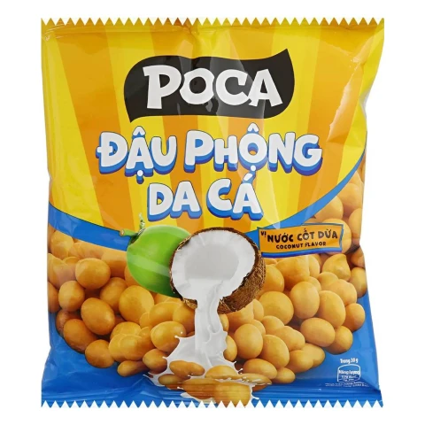 Đậu phộng da cá Poca vị cốt dừa 75gr