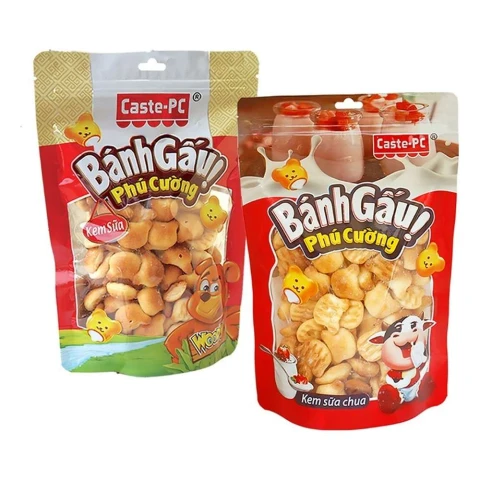 Bánh gấu  Phú Cường nhân kem sữa chua 180gr