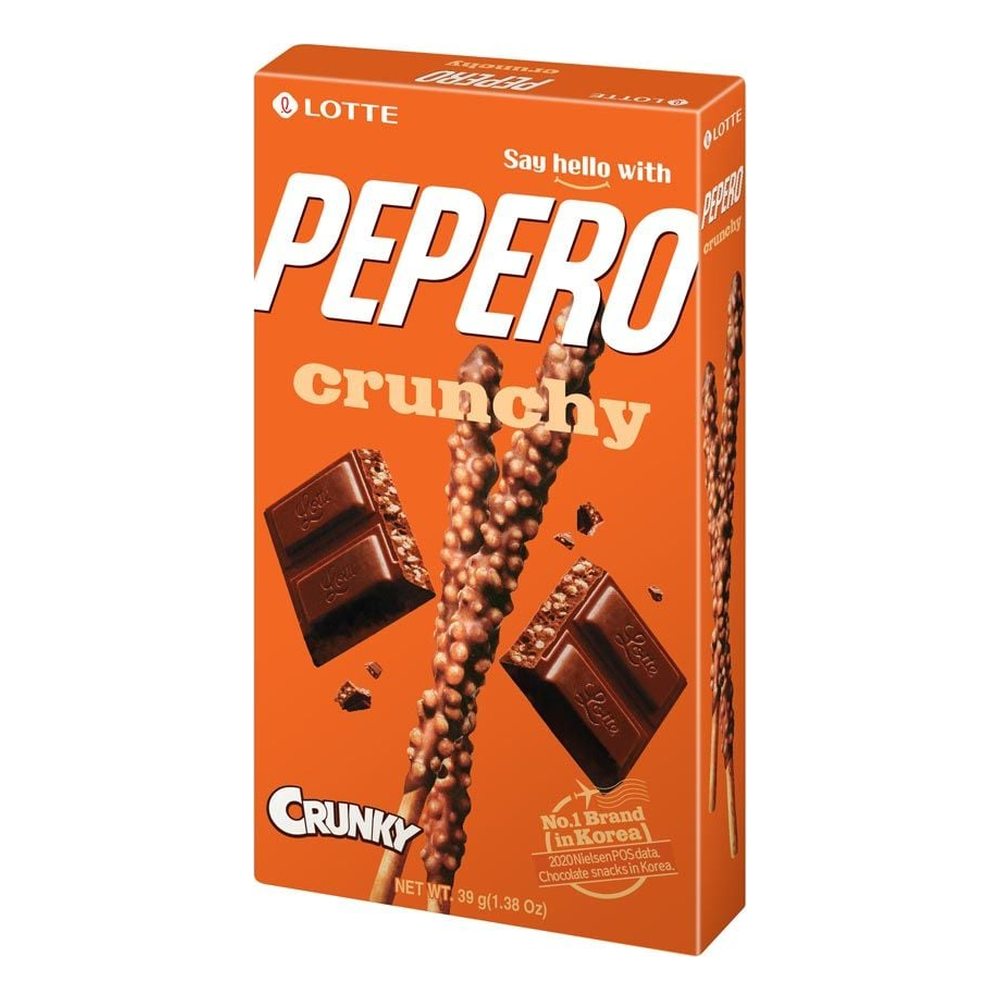 Bánh que Lotte Pepero Crunky 39gr/40