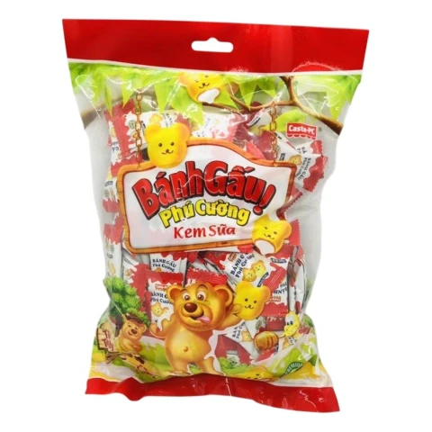Bánh gấu kem sữa Phú Cường  270gr